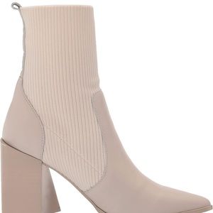 Steve Madden Women's Tackle Ankle Boot | Size 7.5 | Bone Leather